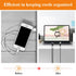 Shintop 16 Pack White Cable Clips, Adhesive Cord Holder for Organizing Phones, Chargers, Desk, Nightstand, Car