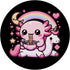 Anime Kawaii Axolotl Eating Ramen Noodles PopSockets Standard PopGrip for Kids Teen Girl Boy
