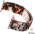 Light Fashion Resin Apple Watch Band for Series 9 8, Compatible with 40mm for Women (Tortoise Stone)