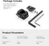 SMALLRIG Quick Release Plate Drop-in HawkLock Mini Camera Mount Adapter with 1/4" Screw for Tripod