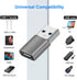 USB to USB C Adapter, USB C Female to USB 3.1 Male Adapter, USB Type C to USB A Adapter Compatible with iPhone 11 12 13 14 Pro Max, Samsung Galaxy S22 S21 S20, MacBook, PC, Laptop (Grey)