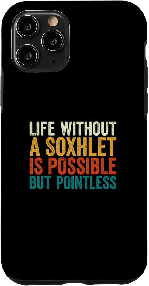 iPhone 11 Pro Soxhlet Laboratory Equipment Case, Life is Possible