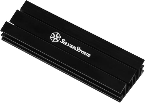 SilverStone Technology Aluminum Alloy Heatsink for PCIE NVME M.2 or SATA M.2 with Multiple Thermal Pads TP02-M2