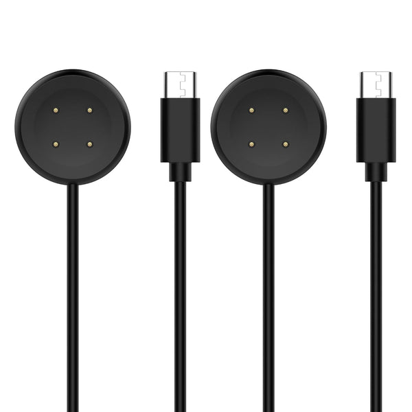 Charger Cable for Google Pixel Watch 2, Magnetic USB Type-C Replacement Cord 3.3Feet - Black
