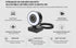 Generic StreamLED 720p Setup HD USB Webcam with Adjustable LED Ring Light & Digital Mic Web Cam for Streaming, Zoom