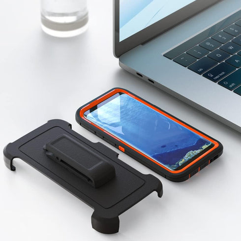 Case for Galaxy S8 with Clip - Heavy-Duty Tough Rugged Shockproof Protective Cover for Samsung Galaxy S8