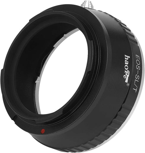 Haoge Manual Lens Mount Adapter for Canon EOS EF EFS Lens to Leica L Mount Camera, Compatible with Various Models