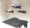 MAWADA Universal Projectors Shelf for Wall, Foldable Mount with Aluminum Alloy Shelf for