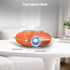 HOMPOW 1080P Mini Projector with Two -Way Bluetooth, Portable Projector for Home Theater Use, Support