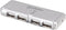 Manhattan 4-Port Hi-Speed USB Pocket Hub in Silver (160599)