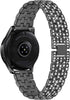 Dsytom Compatible with Samsung Galaxy Watch 42mm Band + Bezel, 20mm Diamond Strap Bracelet for Galaxy Watch 4 Classic