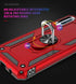 Military Grade Drop Impact Case for Samsung Galaxy A50 - 360 Metal Rotating Ring Kickstand Holder