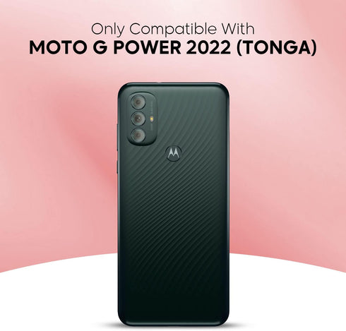 Case-Mate Tough Case & Glass Screen Protector for Motorola Moto G Power (2022) - Clear, 10 ft Drop Protection.