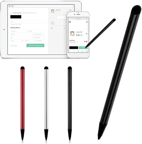 3Pcs Black,Silver and Red Universal Phone Tablet Touch Screen Pen Stylus for Android iPhone iPad Flimikun,Accessories,Stylus Pens