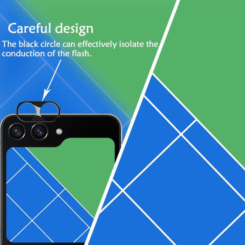 BIGFACE 6 in 1 Screen Protector for Samsung Galaxy Z Flip 5: 2 EPU Films, 2 Tempered Glass Back, 2 Camera Lens