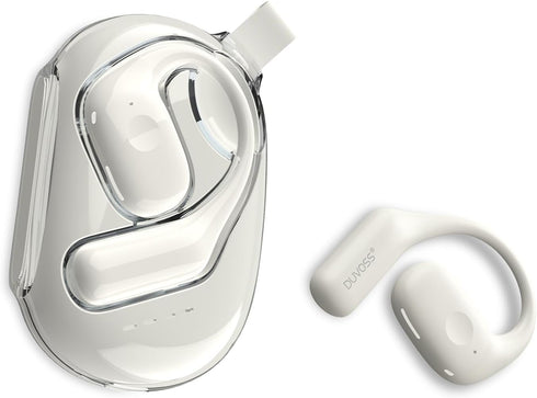 Open Ear Headphones, True Wireless Earbuds with Microphone, Bluetooth 5.3, IPX4 Waterproof, Earhooks for Workouts