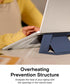 MOFT Invisible Slim Laptop Stand, Adhesive and Reusable, Adjustable for Laptops Up to 15.6", Grey