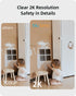 blurams 2K, 360-degree 2-Way Security Camera Baby Monitor Dog Camera for Home Security w/Smart Motion Tracking, Phone