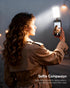 WINDESHI 90 Selfie Light Ring Light for Phone: LED Rechargeable iPhone Fill Lights, Ring Light for Camera Picture