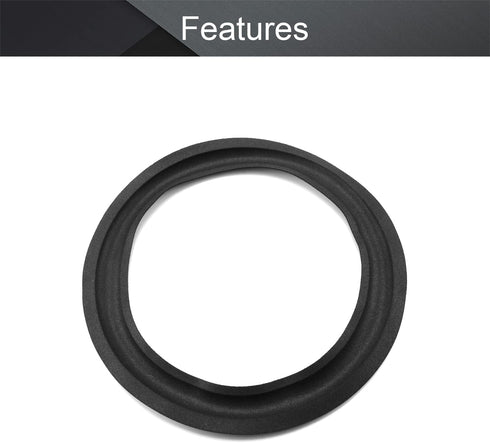 Fielect 12 Inch Speaker Foam Edge Surround Rings Replacement Parts 4pcs for DIY or Speaker Repair