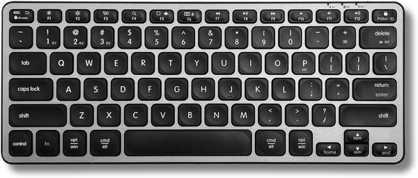 Macally Bluetooth Keyboard for Mac, Premium Multi Device Keyboard for MacBook Pro/Air, iMac, iPad, Laptop, and PC