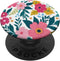 Colorful Blooming Flowers Floral Pattern PopSockets Standard PopGrip