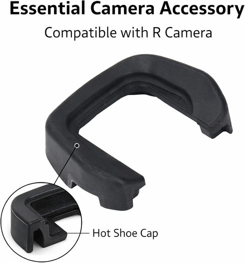 Camera Viewfinder Eyecup ABS with Level Hot Shoe Kit, Camera Eyepiece Eyecup for R Camera - Easy Installation