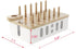 Charging Station for Multiple Devices, New Upgrade Wood Charging Station for Phone, Tablet, Smart Watch