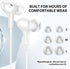 Wired Earbuds Noise Canceling for Chromebook PC School, 3.5mm Headphones Ear Buds with Mic, Magnet Stereo Plug in