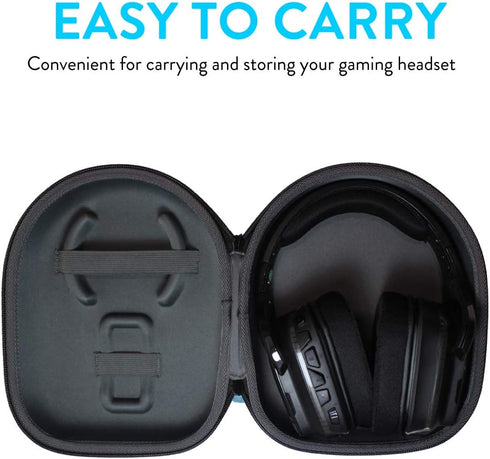 TUDIA EVA Empty Case - Compatible with HyperX Cloud Flight Wireless Gaming Headset, Hard Travel Storage Case