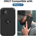 for iPhone 11 Case, Built-in Screen Protector Heavy Duty Drop Protection, Full Body Rugged Shockproof Cover - Black