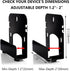 Gmailmall Cable Box Wall Mount Modem Mount Adjustable Wall Mount for Most Small Media PlayersRoku, Amazon Fire TV