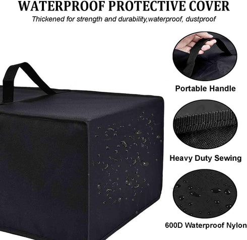 Printer Dust Cover, Antistatic Water-Proof Heavy Duty 600D Nylon Sleeve for HP, EPSON, CANON, BROTHER Printers