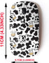 2.4G Wireless Mouse with Cute Pattern Design for All Laptops and Desktops with Nano Receiver - Cow Symbol New