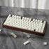 PBT White Jade Keycaps, 154 Keys Cherry Profile Double Shot Keycap Set for Mechanical Keyboard 61/64/84/87/104/108