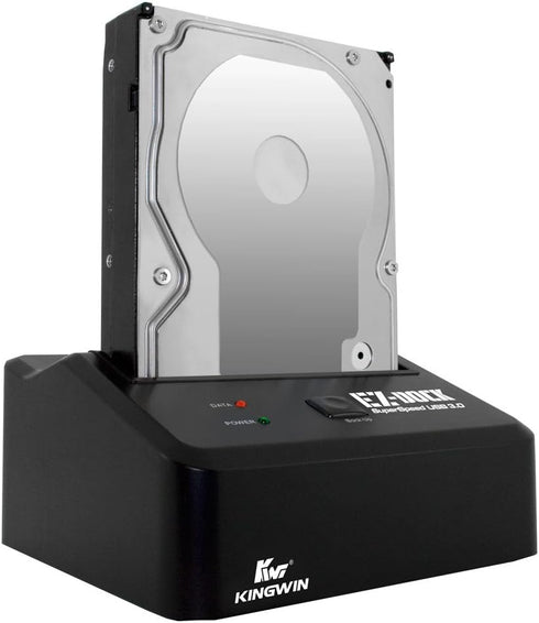 Kingwin USB 3.0 Hard Drive Docking Station for 2.5 & 3.5 SATA HDD/SSD,