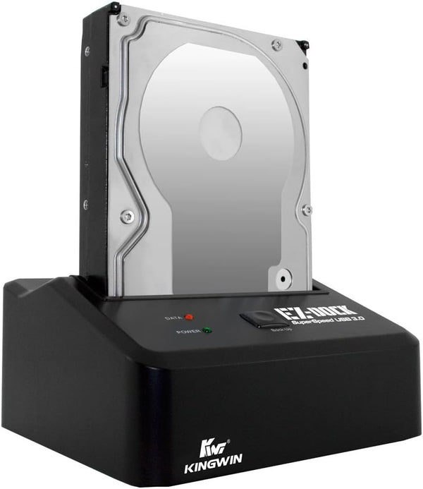 Kingwin USB 3.0 Hard Drive Docking Station for 2.5 & 3.5 SATA HDD/SSD,