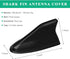 Sbulhia Shark Fin Antenna Cover for Car, Auto AM/FM Radio Signal Base Top Roof Aerial Cover with Adhesive Tape