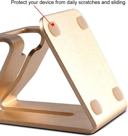 Tablet Stand Holder, Aluminum Solid Portable Desktop Dock for iPad Air Mini Pro, Phone 14 13 11 XR MAX XS Max XR X Plus