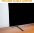 BEBEMOKO 32-inch Tv Stand Legs Replacement for Flat Panel Tv Black Non-Slip Base Support with Screws and Anti-Skid Feet