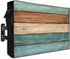 LiyanYenCng Outdoor TV Cover Farm Retro Wooden Plank Weatherproof Waterproof Outside TV Protector