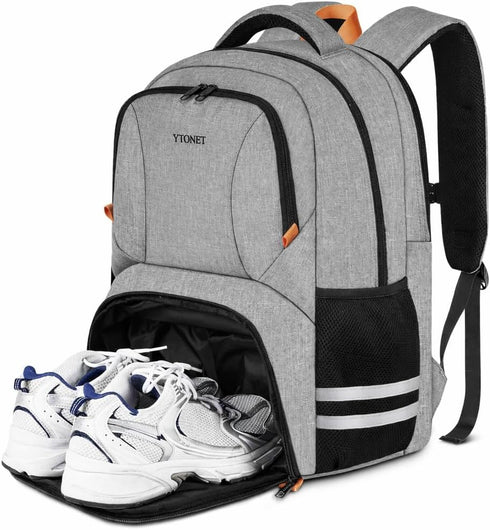 Backpack Backpack 15.6 Inch Ytonet Gym For Men Women, for Men with Shoe Compartment, Water Resistant Workout Sports Bag