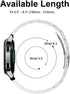 iiteeology Compatible Samsung Galaxy Watch Bands 46mm, Galaxy Watch 3 Bands 45mm, Stainless Steel
