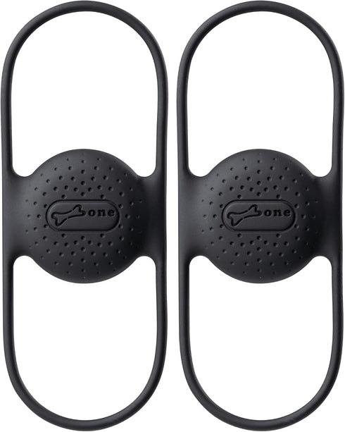 Bone (2 Packs), Bike Air Tracker Tag Strap Hidden Bicycle GPS Tracker Case for Apple Tag, Ultra-Lightweight