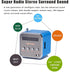 Eboxer Portable Mini Speaker Music Player FM Radio Stereo Speaker Support TF Card and U Disk, Brief Design, Perfect Mini Speaker for Room Bike Car for Phone/Tablet/Computer (Blue)
