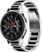 V-MORO Solid Stainless Steel Strap for Galaxy Watch 46mm(2019), Gear S3, Galaxy Watch 3 45mm Band, Silver/Black