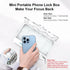 ySky Portable Phone Lock Box with Timer for iPhone and Android Phones, Self-Control Timed Phone Jail Locker to Help