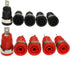 E-outstanding 10PCS 4mm Banana Speaker Jack Female Panel Mount Socket Binding Post Adapter Test Connector