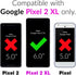 Asuwish Compatible with Google Pixel 2XL Case and Tempered Glass Screen Protector, Slim Silicone Cover