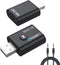 USB Bluetooth Adapter, Bluetooth 5.0 Transmitter Receiver 2 in 1 Wireless Converter for TV, Home Stereo, PC